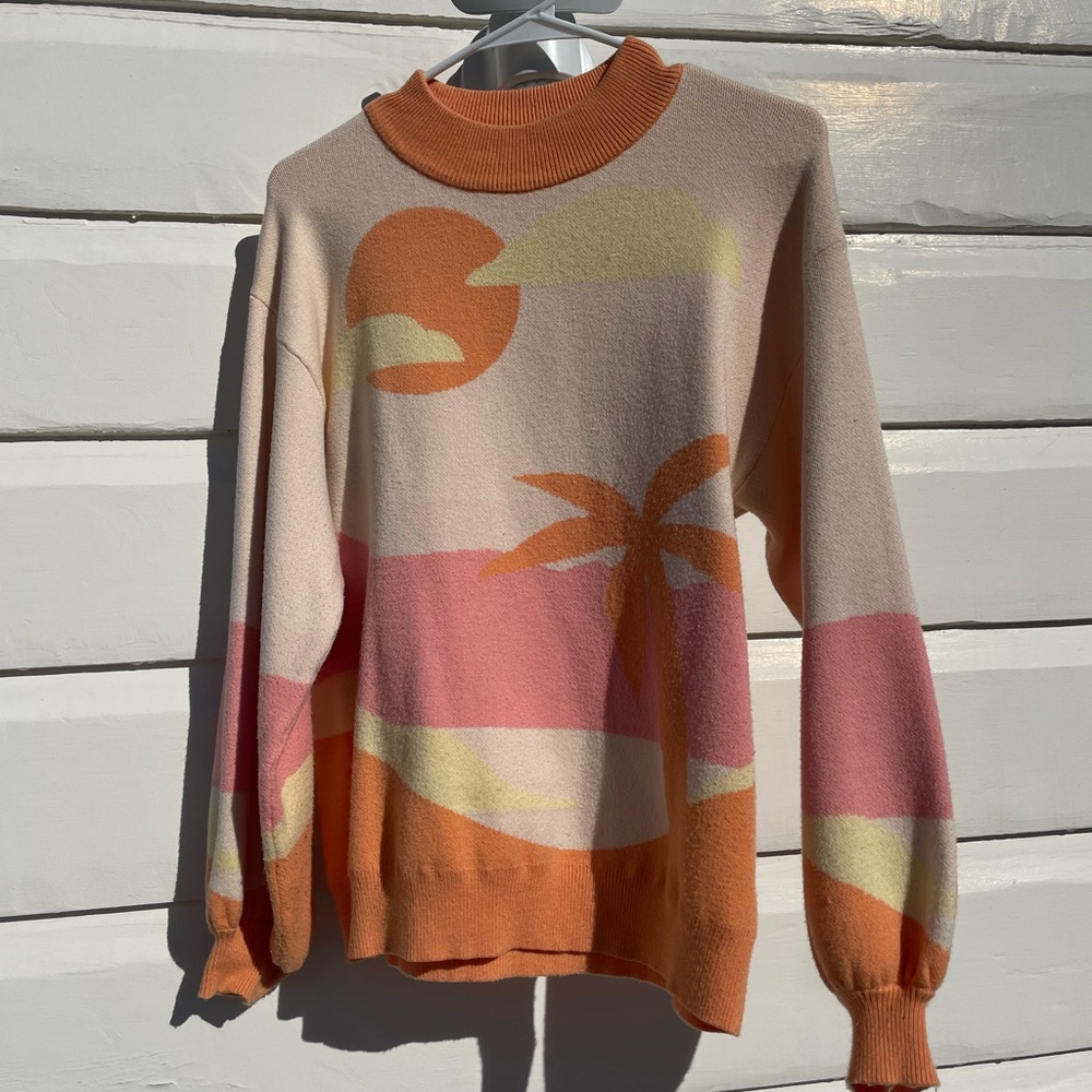 Princess Polly Island Scene Sweater